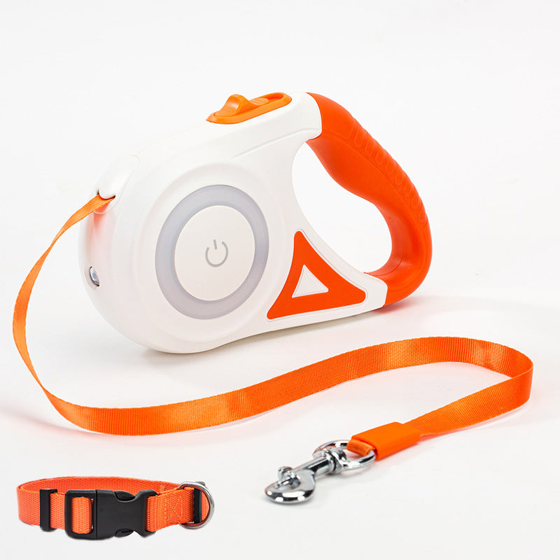 Retractable Dog Leash with Collar – Automatic Pet Lead (Available)