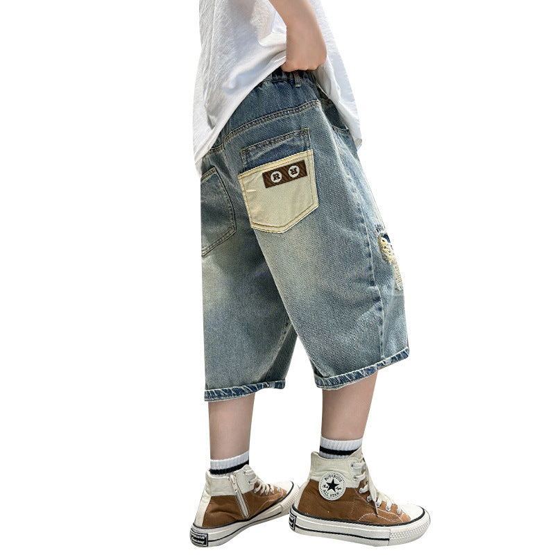Boy Summer Clothing Shorts Thin Denim (Available)