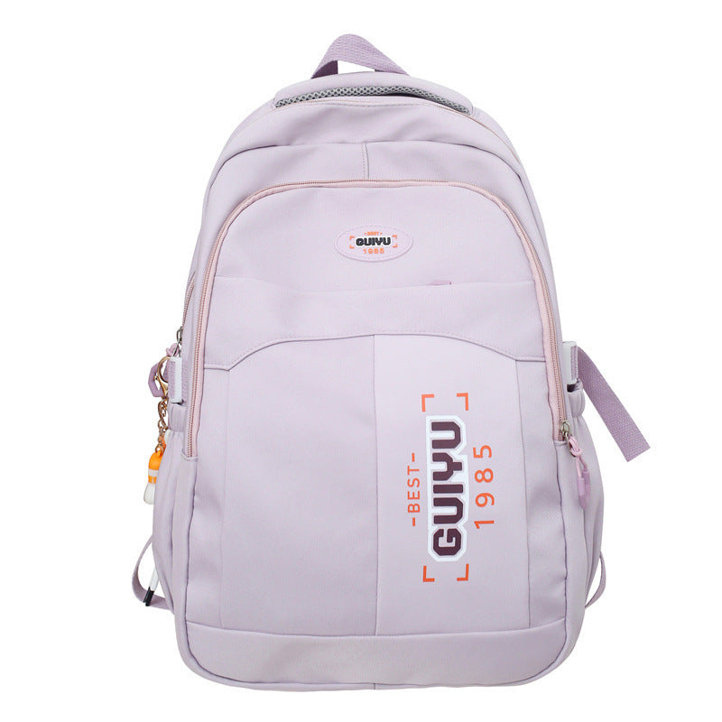 Version High School Student Schoolbag Large Capacity