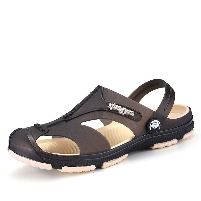 Men's Plus Size Slippers Baotou Half Slippers ( Available )