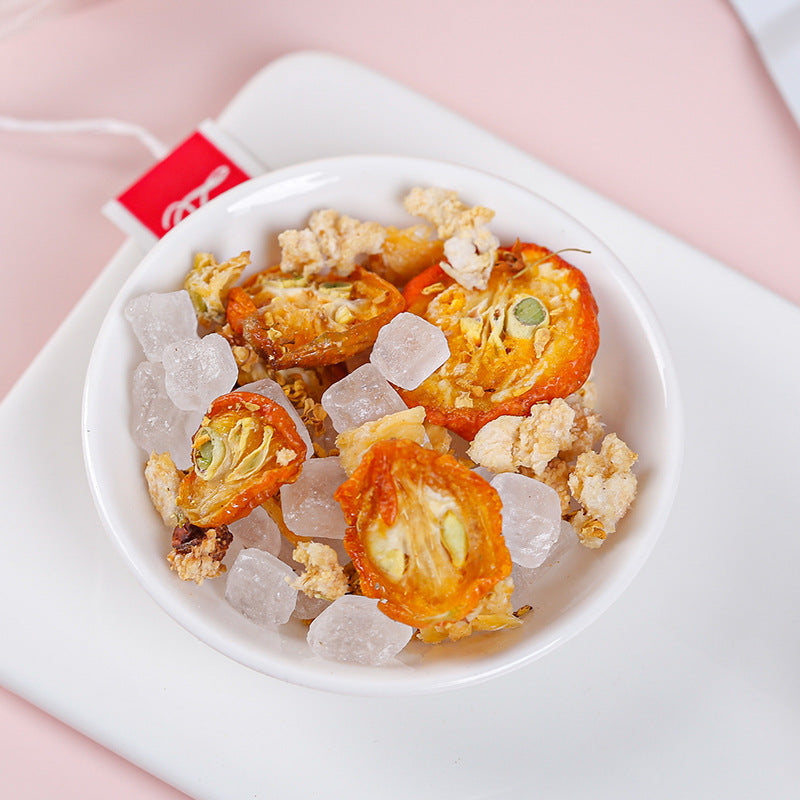 Pineapple Osmanthus Snow Pear Tea Triangle Dried Kumquat Osmanthus Snow Pear Tea Bag
