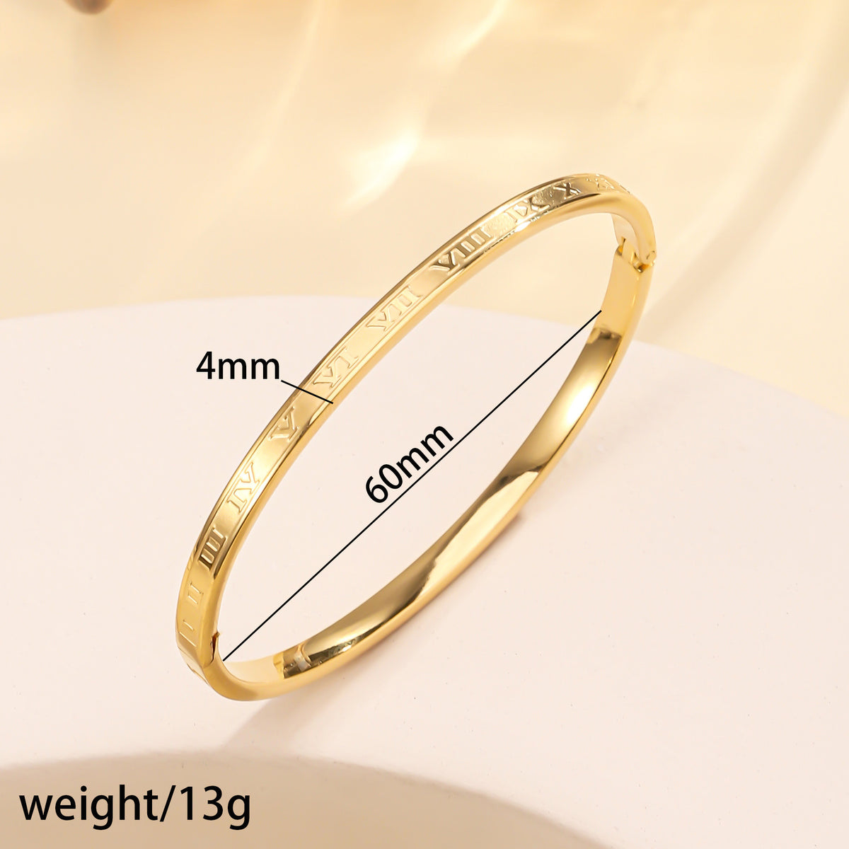 Diamond-studded Open Bracelet For Women