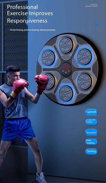 Fitness Trainer Boxing Game Training Machine USB Charging Wall Target for Boxing Sports Fitness Agility Reaction ( Available ) - Mom & Kids