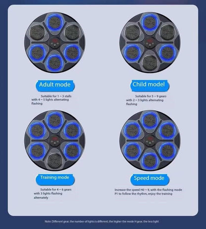 Fitness Trainer Boxing Game Training Machine USB Charging Wall Target for Boxing Sports Fitness Agility Reaction ( Available ) - Mom & Kids