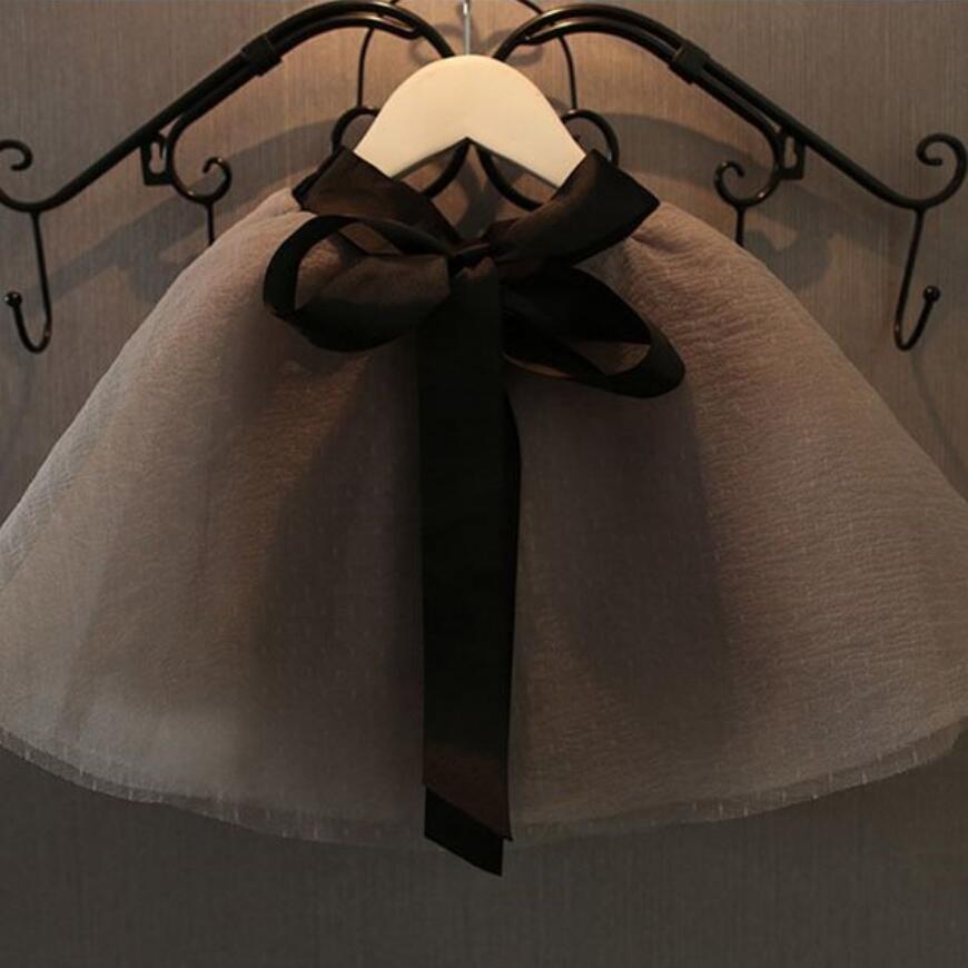 Girls' Short Sleeve And Gauze Skirt Suit (Available) - Mom & Kids
