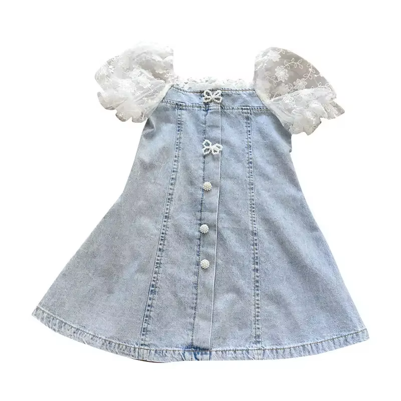Cowboy Clothing Puff Sleeves Princess Dress for Kids Girls (Available)