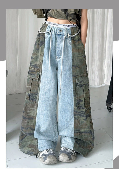 Street Dance Style Functional Wide-leg Sports Pants (Only Pant)  (Available)