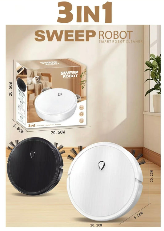 New USB rechargeable automatic 3 In One cleaning robot vacuum cleaner