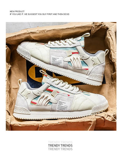 High Quality Men's Shoes Casual Sports Board Shoes for Men Running Lightweight Sneakers with Youthful Vitality Zapatos De Hombre