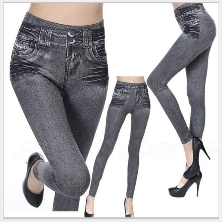 leggings women spring and autumn high waist outer wear one-piece pants (Available)