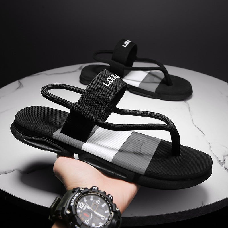 Men Sandals Outdoor Sport Flip Flops Comfort Casual Thong Beach Shoes - Mom & Kids