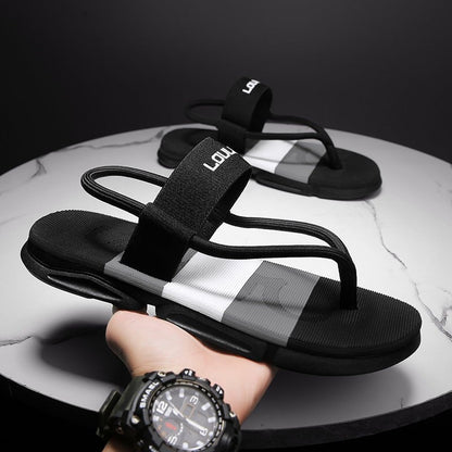 Men Sandals Outdoor Sport Flip Flops Comfort Casual Thong Beach Shoes - Mom & Kids