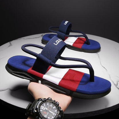 Men Sandals Outdoor Sport Flip Flops Comfort Casual Thong Beach Shoes - Mom & Kids