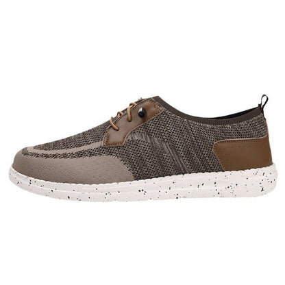 Men's Laceless Canvas Shoes Lightweight Breathable Plus Size Social Casual Men's Shoes - Mom & Kids