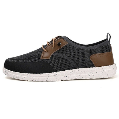 Men's Laceless Canvas Shoes Lightweight Breathable Plus Size Social Casual Men's Shoes - Mom & Kids