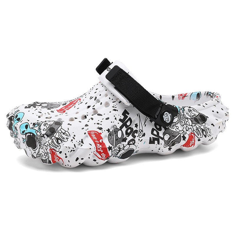 Men's Plus Size EVA Rubber And Plastic Outdoor Fashion Closed Toe Sandals - Mom & Kids