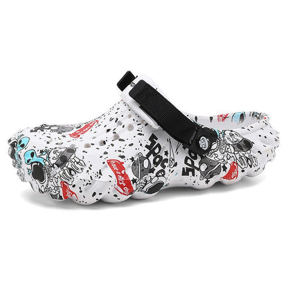Men's Plus Size EVA Rubber And Plastic Outdoor Fashion Closed Toe Sandals - Mom & Kids