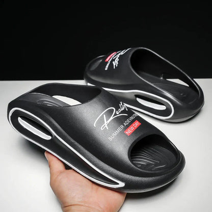 Men's Slippers New Style Casual Soft-Soled Home Sandals Non-Slip Thick-Soled Comfortable Lightweight Beach Shoes - Mom & Kids