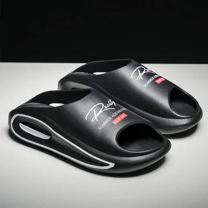 Men's Slippers New Style Casual Soft-Soled Home Sandals Non-Slip Thick-Soled Comfortable Lightweight Beach Shoes - Mom & Kids