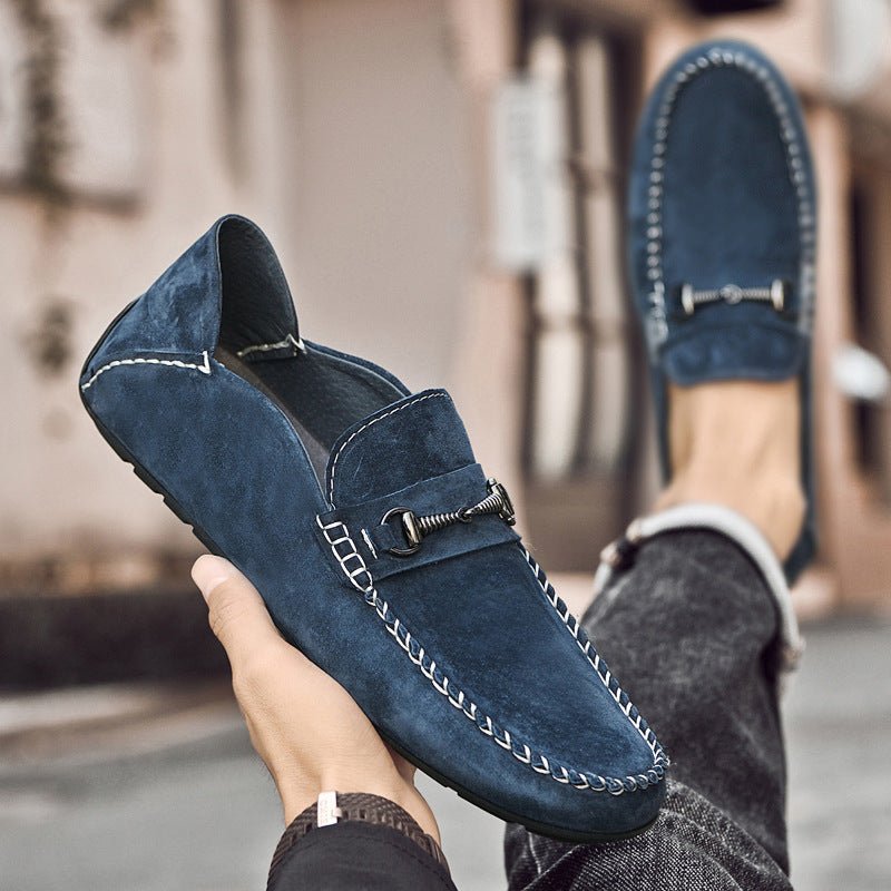 Men's Suede Leather Breathable Casual Shoes - Mom & Kids