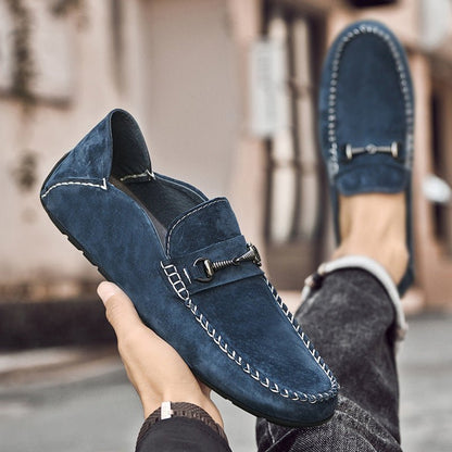 Men's Suede Leather Breathable Casual Shoes - Mom & Kids