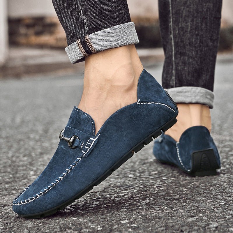 Men's Suede Leather Breathable Casual Shoes - Mom & Kids