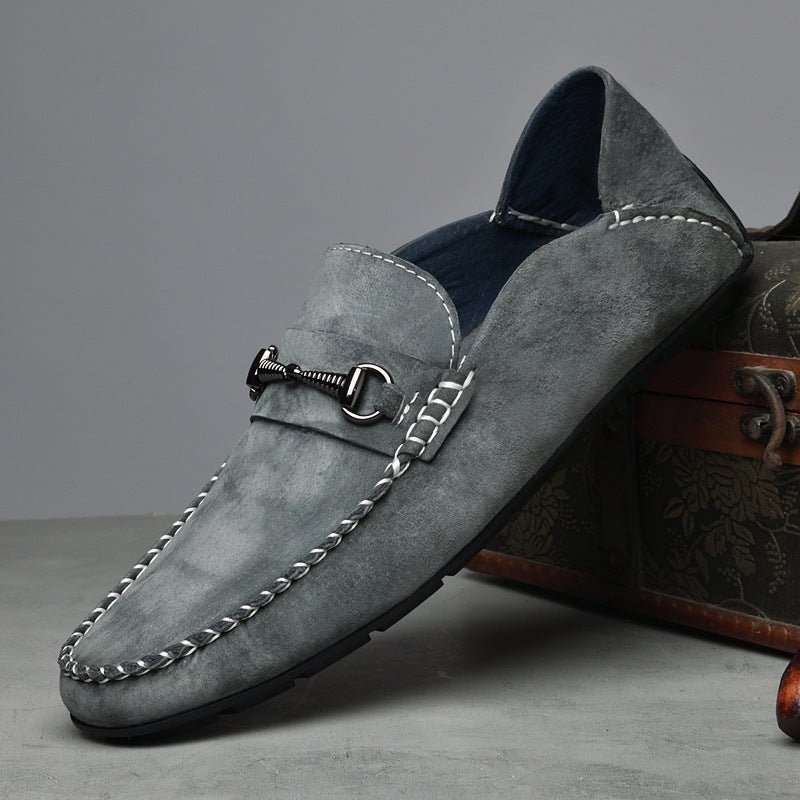 Men's Suede Leather Breathable Casual Shoes - Mom & Kids