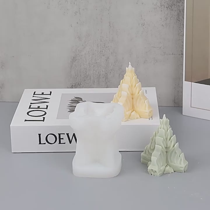 Mountains Mountains Aromatherapy Candles Silicone Mold Glue Dropping Diy rockery Snow Mountain Home Accessories Resin Ornaments video 1