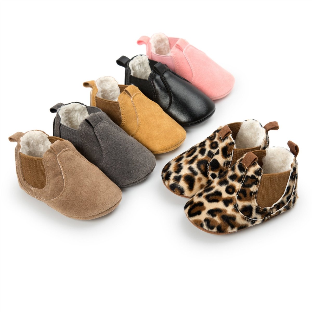 PU Leather Shoes Newborn Baby Walker Sneakers Shoes (Available) - Mom & Kids