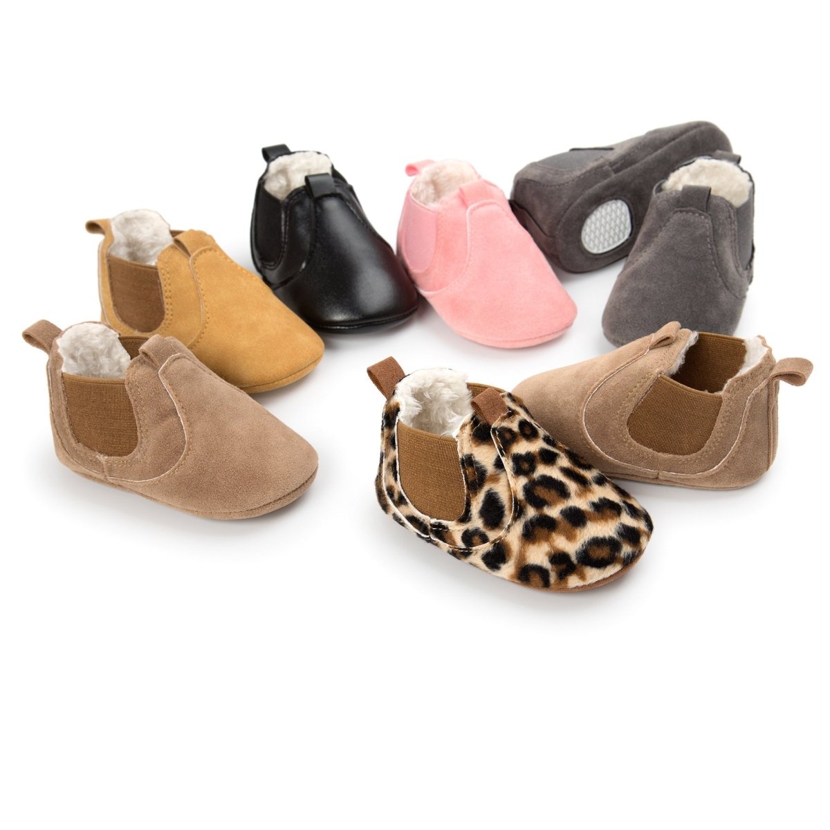 PU Leather Shoes Newborn Baby Walker Sneakers Shoes (Available) - Mom & Kids