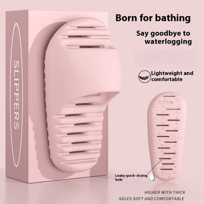 Quick-drying Bathroom Women's Wear-resistant Mute Slippers (Available) - Mom & Kids