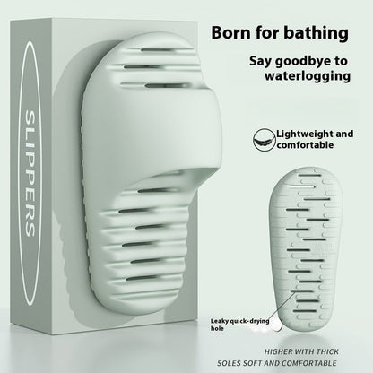 Quick-drying Bathroom Women's Wear-resistant Mute Slippers (Available) - Mom & Kids