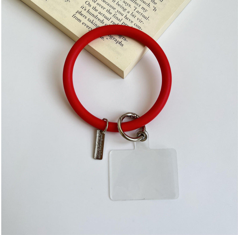 Anti-Lost Silicone Wristbands Ring Circle Bracelet For Mobile Phone (Available)