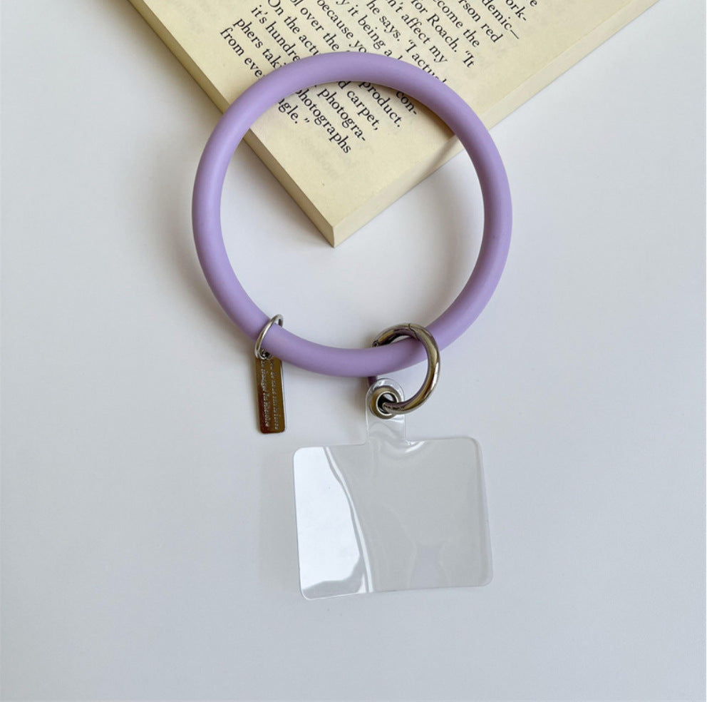 Anti-Lost Silicone Wristbands Ring Circle Bracelet For Mobile Phone (Available)