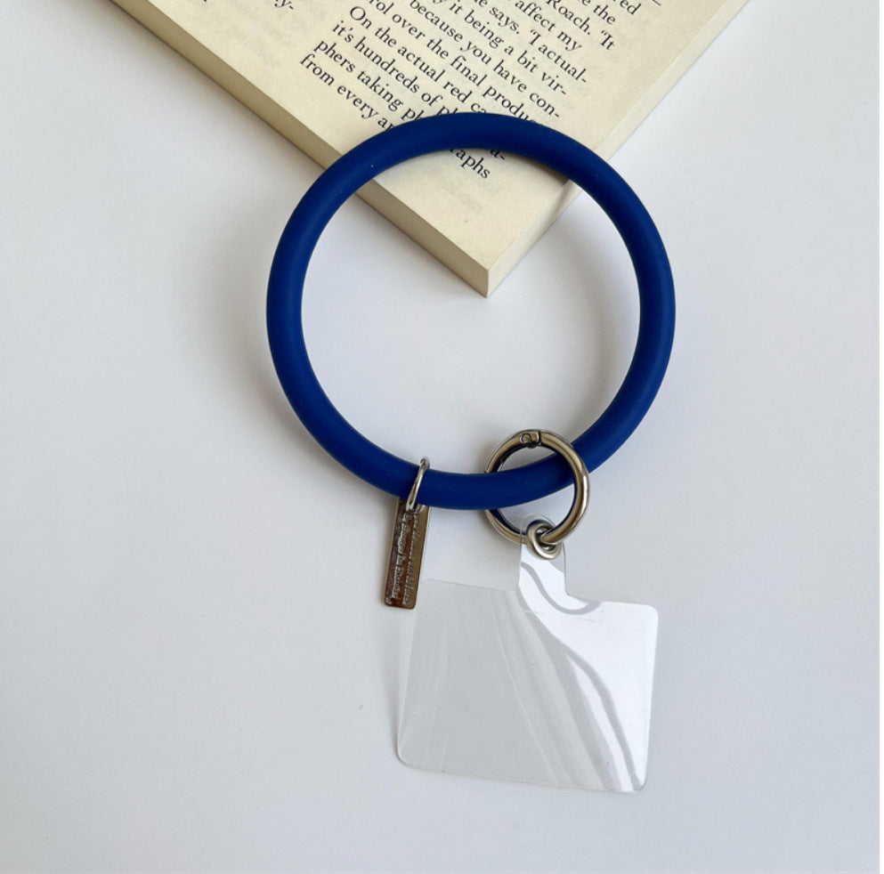 Anti-Lost Silicone Wristbands Ring Circle Bracelet For Mobile Phone (Available)