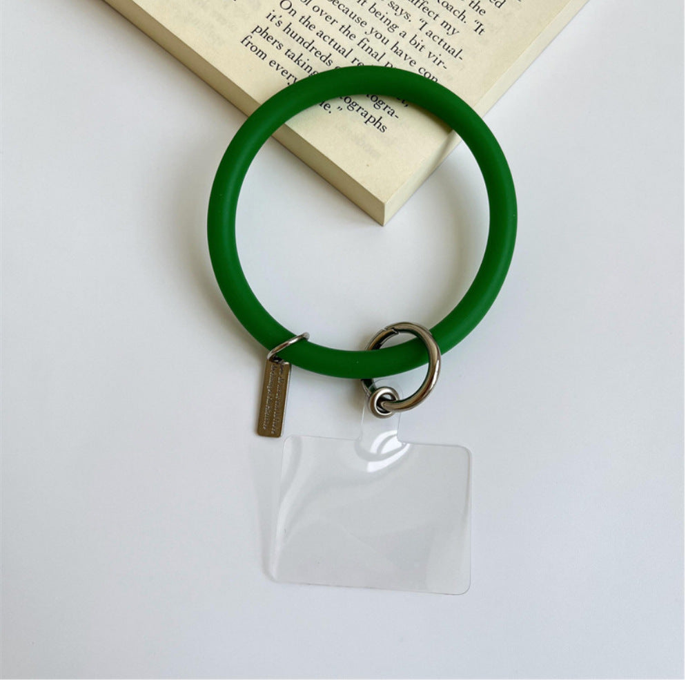 Anti-Lost Silicone Wristbands Ring Circle Bracelet For Mobile Phone (Available)