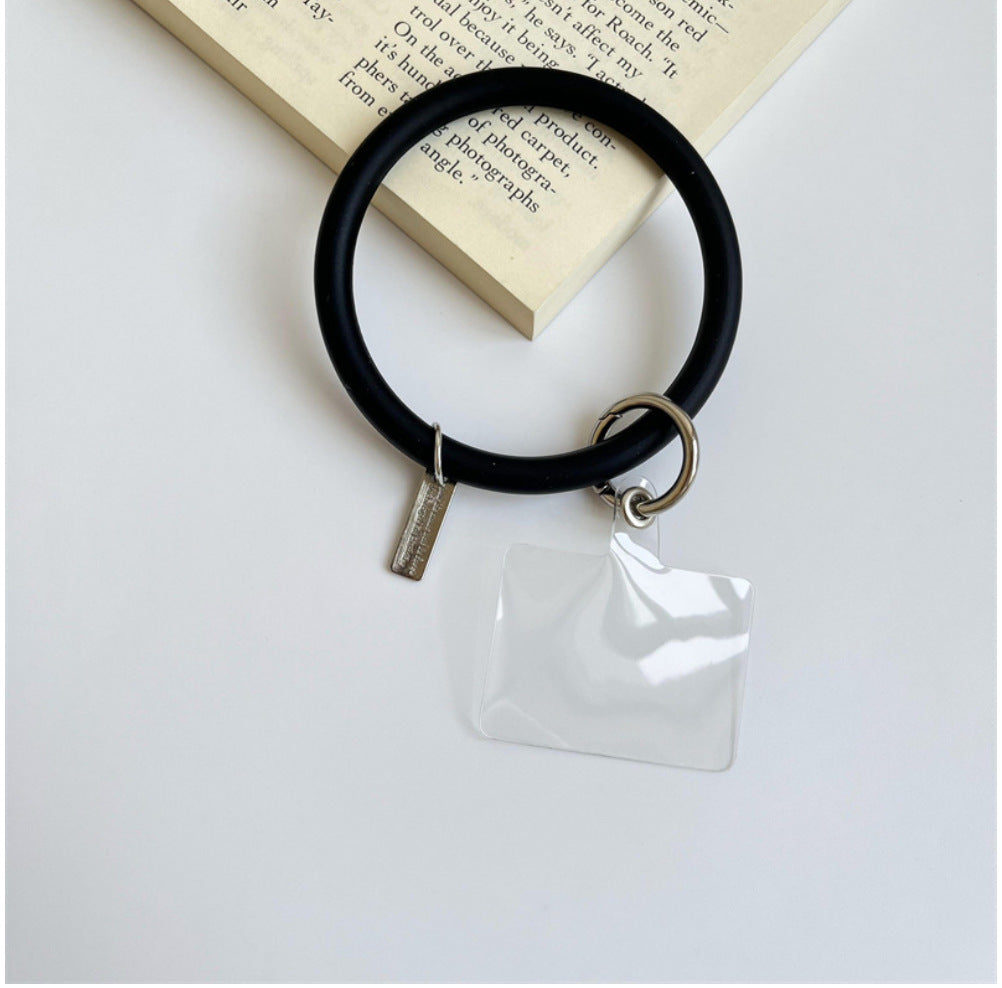 Anti-Lost Silicone Wristbands Ring Circle Bracelet For Mobile Phone (Available)