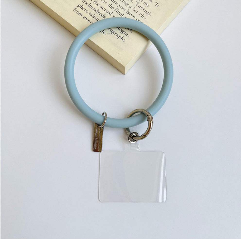 Anti-Lost Silicone Wristbands Ring Circle Bracelet For Mobile Phone (Available)