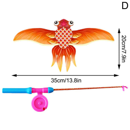 Dynamic Kite With Fishing Rod (Available)