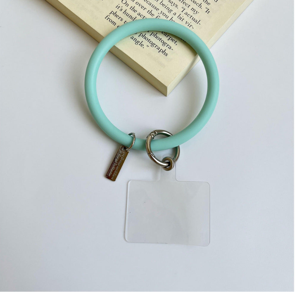 Anti-Lost Silicone Wristbands Ring Circle Bracelet For Mobile Phone (Available)