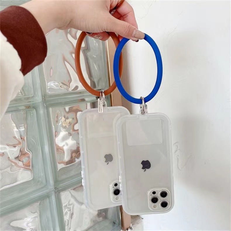 Anti-Lost Silicone Wristbands Ring Circle Bracelet For Mobile Phone (Available)