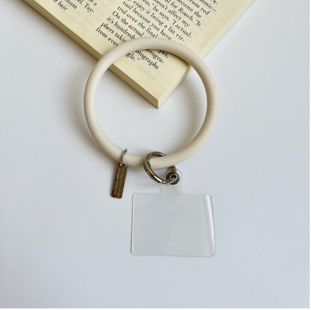 Anti-Lost Silicone Wristbands Ring Circle Bracelet For Mobile Phone (Available)