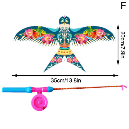 Dynamic Kite With Fishing Rod (Available)