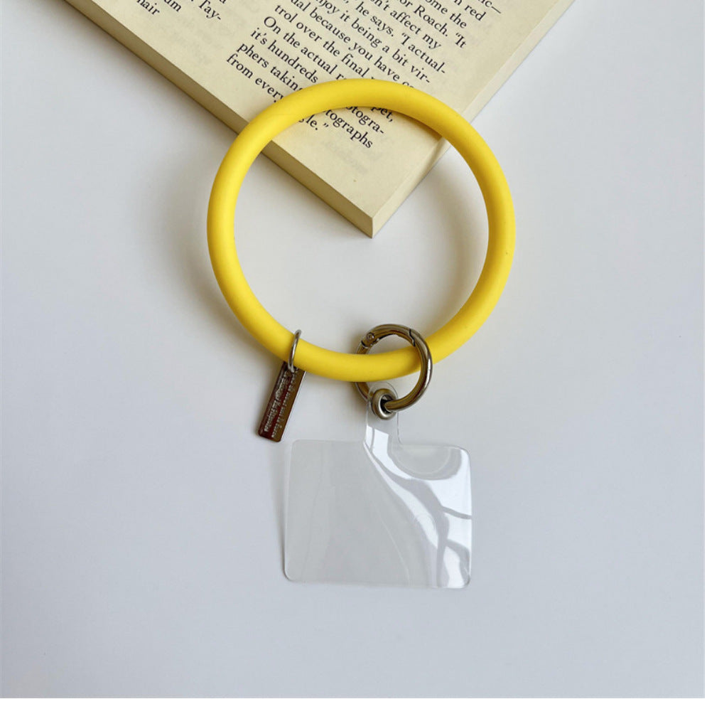 Anti-Lost Silicone Wristbands Ring Circle Bracelet For Mobile Phone (Available)