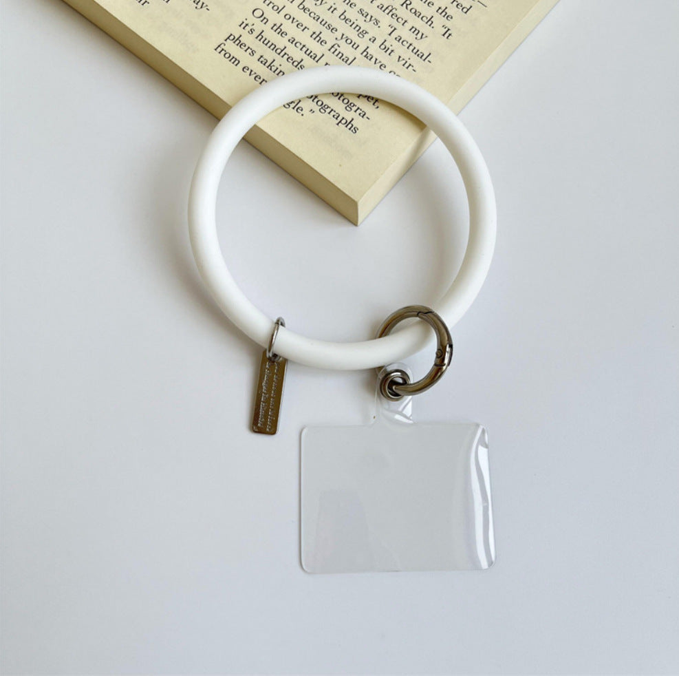 Anti-Lost Silicone Wristbands Ring Circle Bracelet For Mobile Phone (Available)
