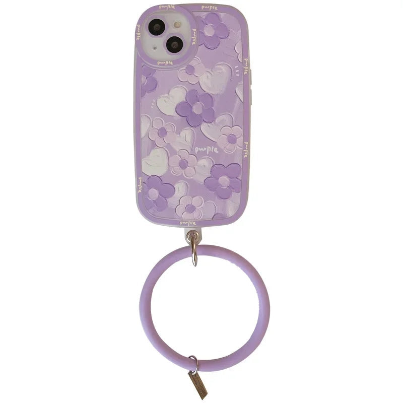 Anti-Lost Silicone Wristbands Ring Circle Bracelet For Mobile Phone (Available)