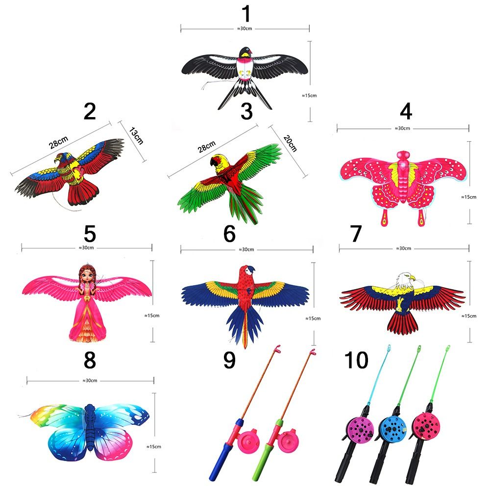 Dynamic Kite With Fishing Rod (Available)