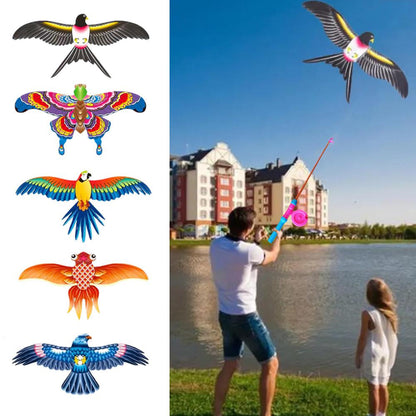 Dynamic Kite With Fishing Rod (Available)