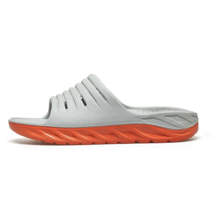 Slippers Men's Summer Large Size 49 Thick-soled Soft Material Arch Shock Absorption Flip-flops Beach Shoes Non-slip Safety Shoes - Mom & Kids