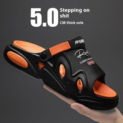 Slippers Men's Summer Outdoor Slip-on Sandals - Mom & Kids